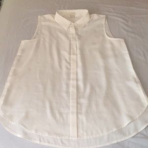 Beautiful jcrew button up tank.